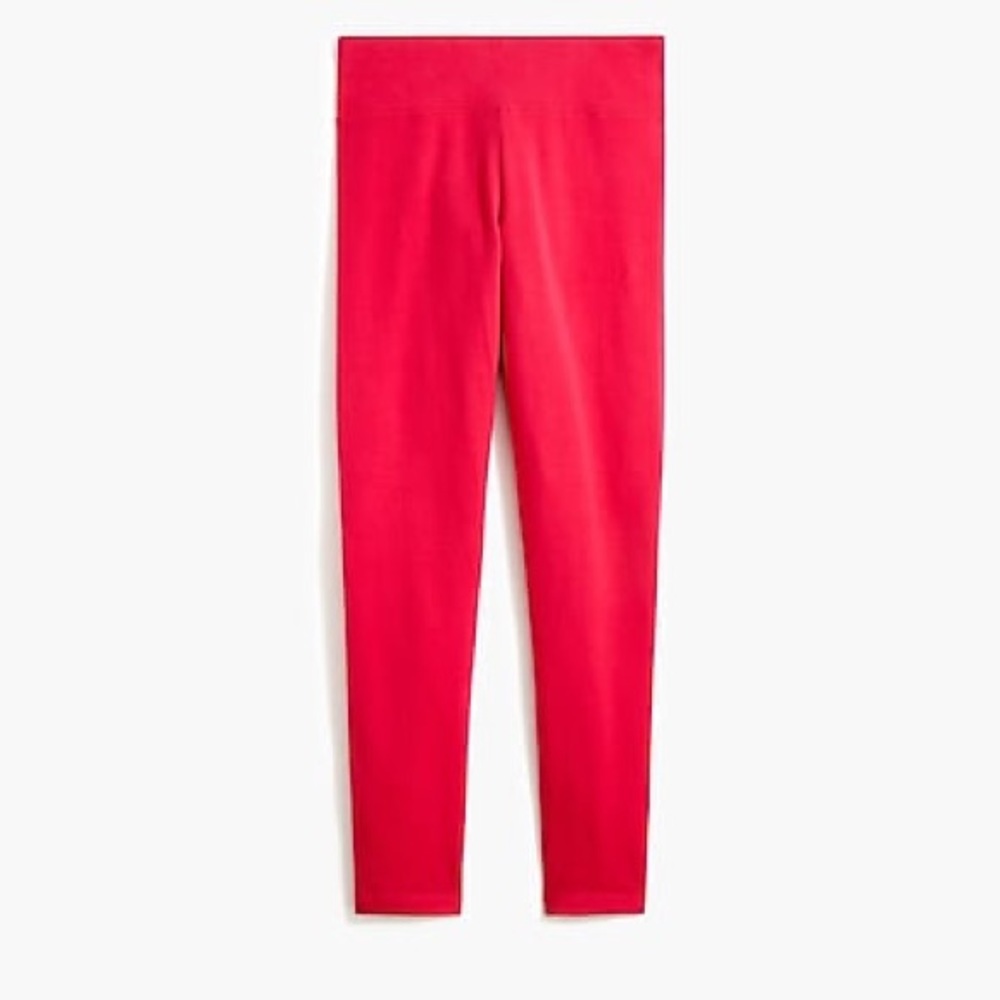 J. Crew NWT High-Waisted Leggings Red/pink Size Medium